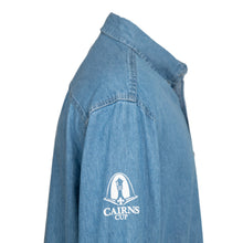 Load image into Gallery viewer, 2025 Cairns Cup Denim Long Sleeve Shirt - Unisex