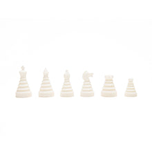 Load image into Gallery viewer, 3D Printed Holiday Chess Pieces. White Tree Pieces.