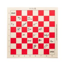 Load image into Gallery viewer, image of autographed vinyl chess board