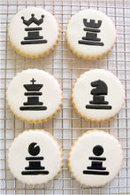 Load image into Gallery viewer, Chess Cookie Stencil Set