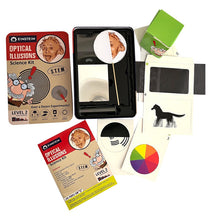 Load image into Gallery viewer, Optical Illusions Science Kit set.