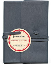 Load image into Gallery viewer, Indigo Gray Italian Leather Journal