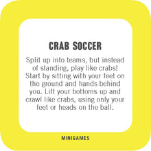Load image into Gallery viewer, Ranging from warm-up activities to minigames, easily adapted to a range of abilities, the fifty activities in this tin will inspire hours of fun.