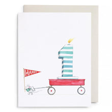 Load image into Gallery viewer, 1st Birthday card