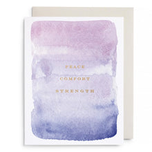 Load image into Gallery viewer, Peace Comfort Strength card