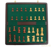 Load image into Gallery viewer, 14" Magnetic Wooden Folding Chess Set