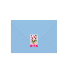 Load image into Gallery viewer, August Wren's Buzzy Bouquets Floral Greeting and Jigsaw Puzzle Card.