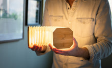 Load image into Gallery viewer, Smart Accordion Lamp - Bamboo