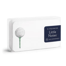 Load image into Gallery viewer, Golf small notecards with big charm.