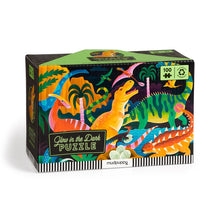 Load image into Gallery viewer, Glow Dinosaur Park Puzzle - 100 pc