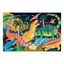 Load image into Gallery viewer, Glow Dinosaur Park Puzzle - 100 pc