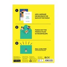 Load image into Gallery viewer, Monkey Cake Greeting Card Puzzle