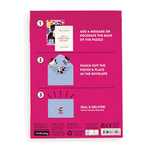 Load image into Gallery viewer, Purr-fect Cat Birthday Greeting Card Puzzle