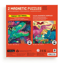 Load image into Gallery viewer, Perfect for dino-loving kids who crave hands-on play, these puzzles develop spatial reasoning while celebrating everyone's favorite extinct creatures.
