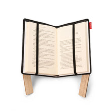 Load image into Gallery viewer, Take your reading adventure anywhere with the Book Voyager, a protective cover and can fold out to a portable stand.