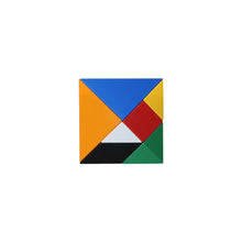Load image into Gallery viewer, STEM CERTIFED CREATIVE 3D TANGRAM PUZZLE arranged in a square