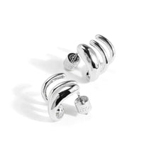 Load image into Gallery viewer, Triple Band Huggie Earrings