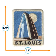 Load image into Gallery viewer, St. Louis,MO patch is 2.75” tall x 2.5" wide