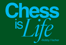 Load image into Gallery viewer, "Chess Is Life" Green Magnet