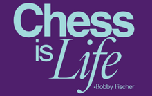 Load image into Gallery viewer, "Chess Is Life" Purple Magnet