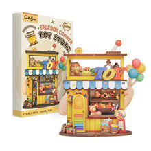 Load image into Gallery viewer, Toy Store Mini Dollhouse assembled and packaging
