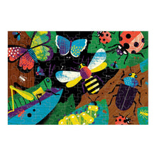 Load image into Gallery viewer, Glow Amazing Insects Puzzle - 100 pc