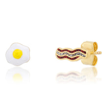 Load image into Gallery viewer, image of mismatching bacon and egg studs
