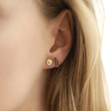 Load image into Gallery viewer, Bacon and Egg Stud Earrings