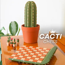 Load image into Gallery viewer, image of the cactus chess set