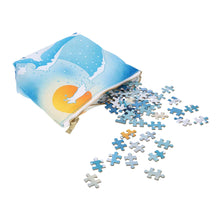 Load image into Gallery viewer, Cozy up with this portable 500-piece puzzle-in-a-pouch celebrating the secret wisdom of cats.