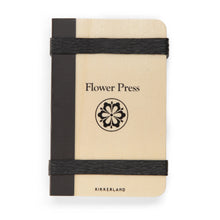 Load image into Gallery viewer, Portable accordion-style flower press, features elastic bands to securely press and preserve your botanical finds.