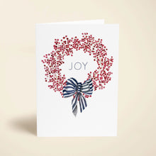 Load image into Gallery viewer, Red Berry Wreath Card