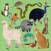 Load image into Gallery viewer, Land & Sea Animals Magnetic Puzzle