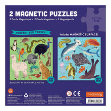 Load image into Gallery viewer, Land & Sea Animals Magnetic Puzzle