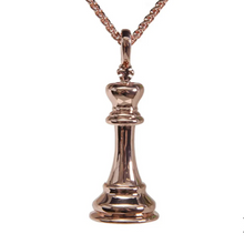Load image into Gallery viewer, rose gold king pendant necklace