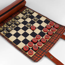 Load image into Gallery viewer, Pendleton Red Black Check Pattern Chess & Checkers