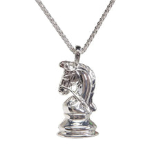 Load image into Gallery viewer, White gold pendant necklace