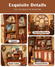 Load image into Gallery viewer, The Secret Rhythm DIY Miniature Book Nook Kit