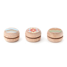 Load image into Gallery viewer, image of assortment of wooden yo yo's