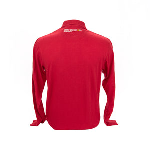 #2015 Sinquefield Cup Long Sleeve Men's Red Polo