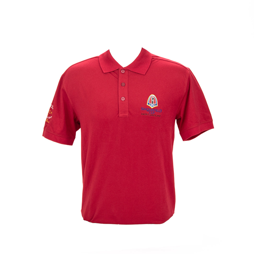#2016 Sinquefield Cup Red Women's Short-Sleeve Polo