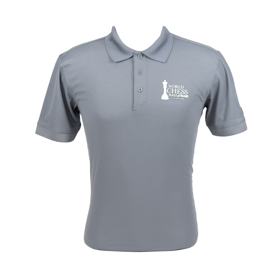 World Chess Hall of Fame Men's Gray Polo