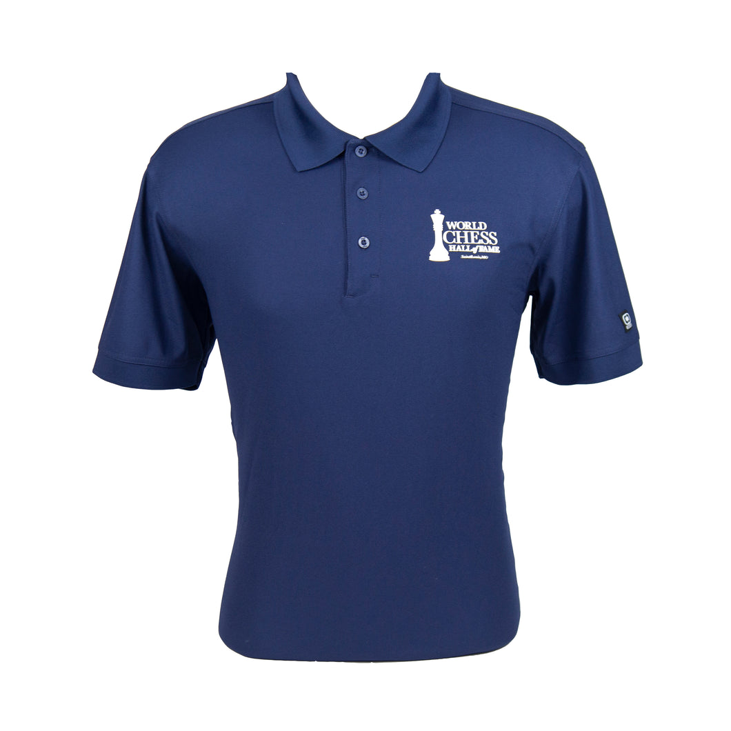 World Chess Hall of Fame Men's Navy Polo