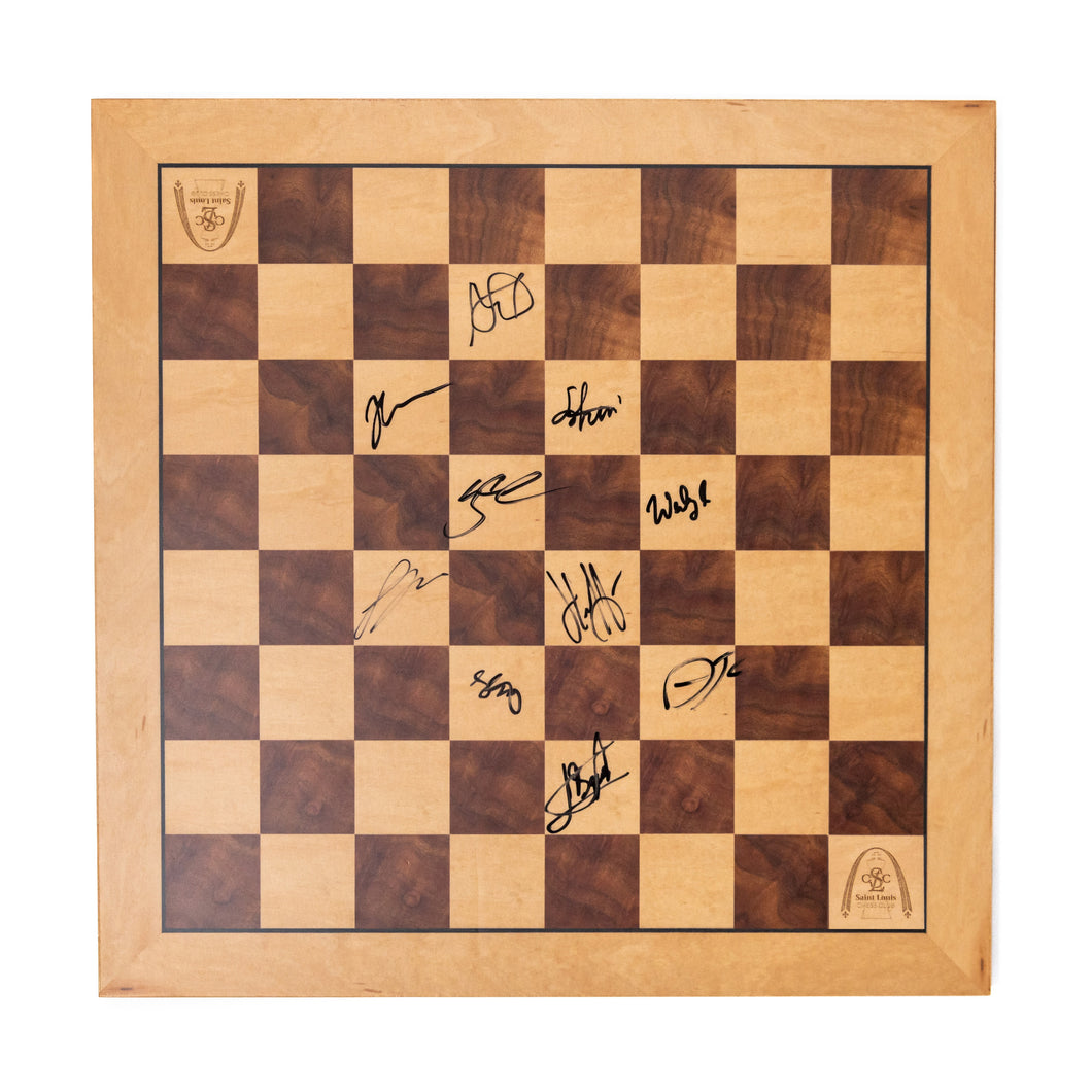 2022 Chess 9LX Wooden Board [Autographed]