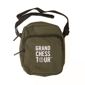 2024 Grand Chess Tour Green Crossbody Bag