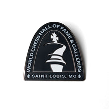 Load image into Gallery viewer, World Chess Hall of Fame Lapel Pin
