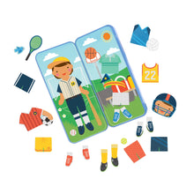 Load image into Gallery viewer, Featuring two scenes and 34 magnetic pieces in a portable tin, this set is designed for hours of imaginative play at home or on the go.
