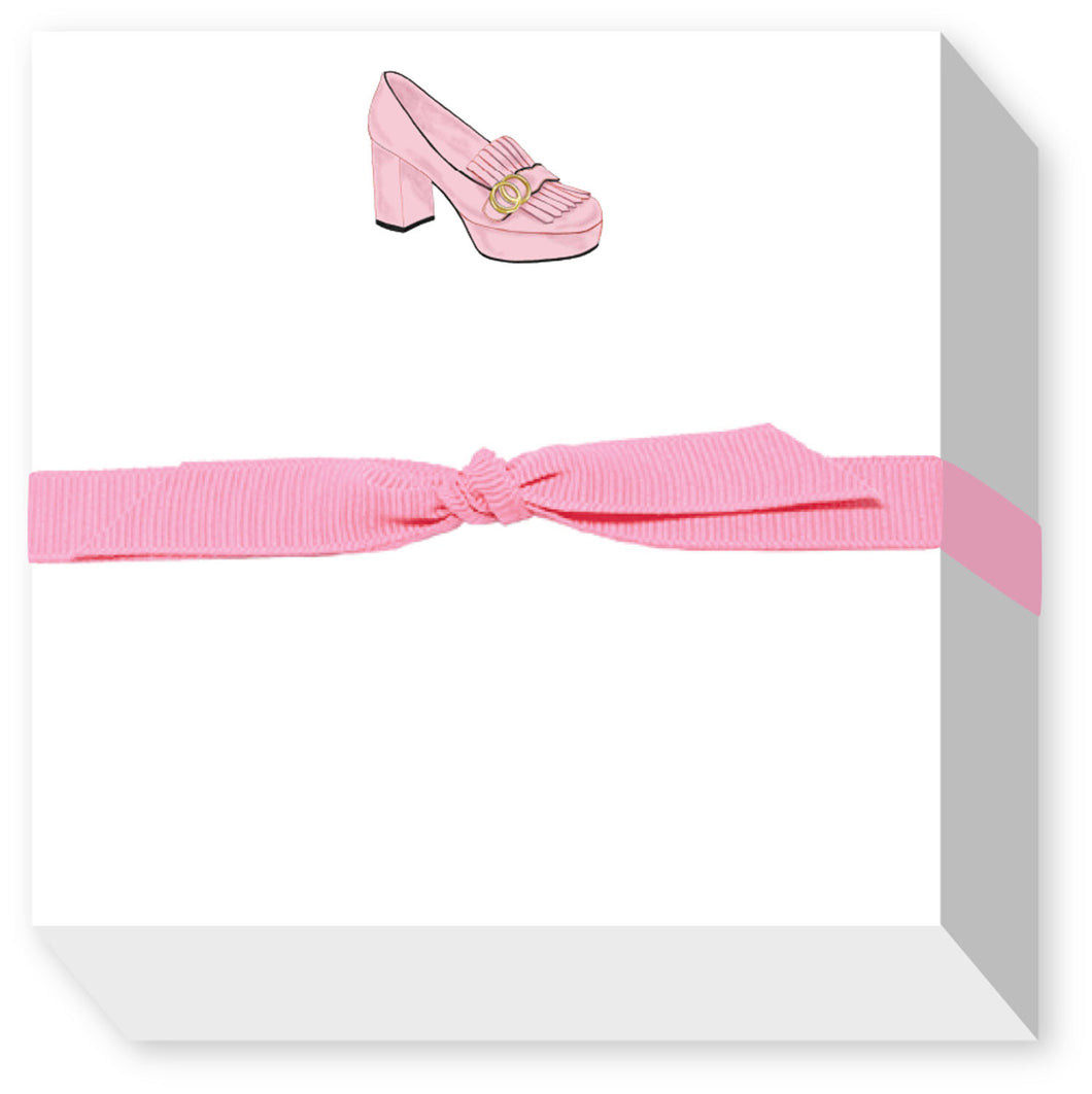 Pink Loafer Notepad