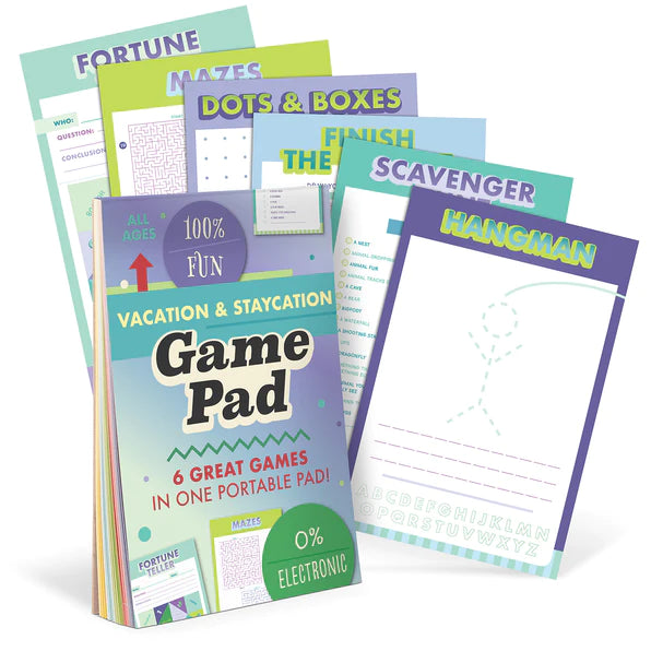 Vacation & Staycation Mini Game Pad