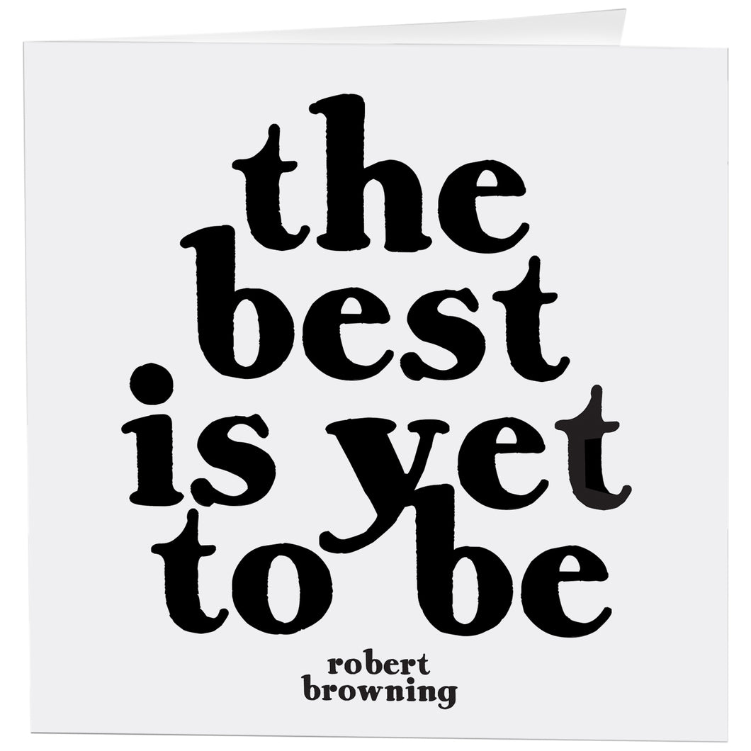 Quotable Cards - The Best Is Yet To Be